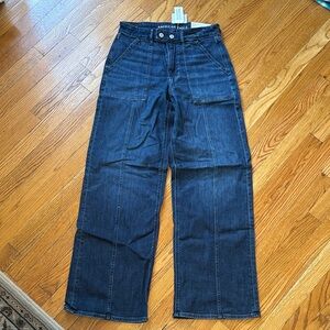 American Eagle Outfitters High Rise Women Jeans - Dark Blue